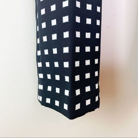 Zara Basic B/W Checkered Pants Gingham Size XS - Picture 5 of 10
